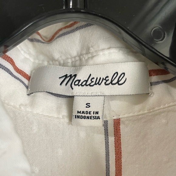 Madewell Midi Striped Cotton Shirtdress - Picture 3 of 9